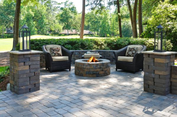 Fire Pit Installation in Olympia