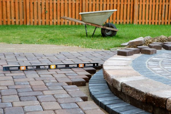 Patio Brick Installation in Olympia