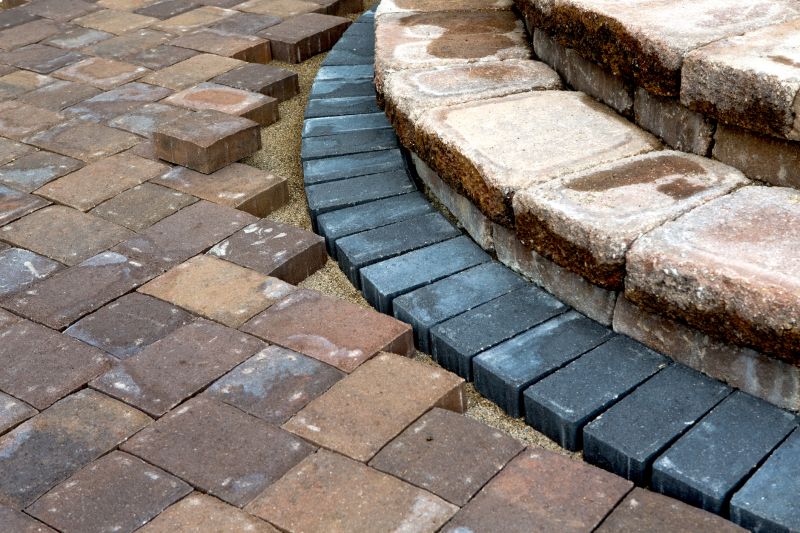Outdoor Paver Steps